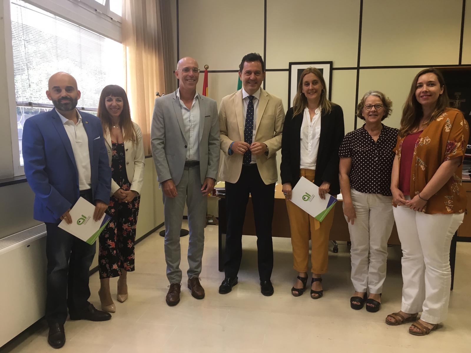 Reunión con el Director General de Cuidados Sociosanitarios, Jose Repiso