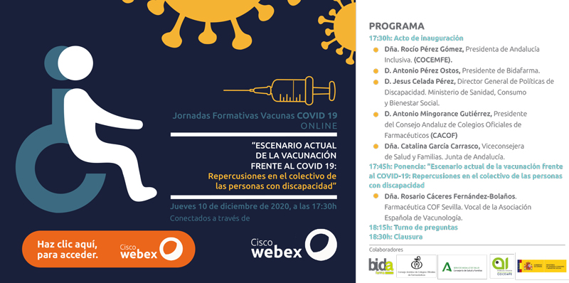 Vídeo Íntegro de las Jornadas Formativas Vacunas Covid-19 Online
