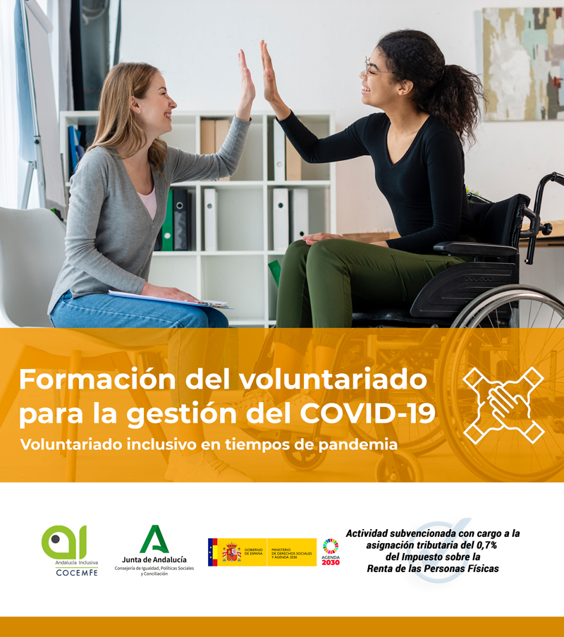 Formación  del voluntariado para la gestión del COVID 19