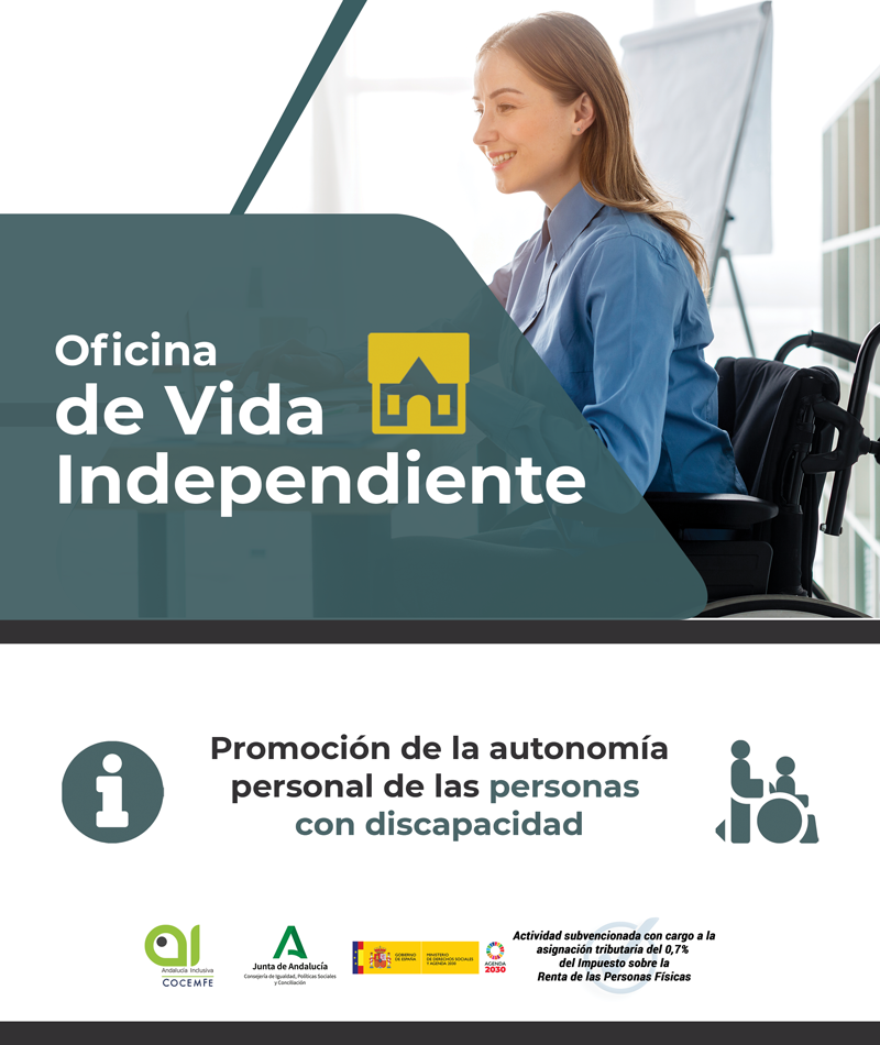 Las Oficinas de Vida Independiente de Andalucía Inclusiva  se ponen en marcha