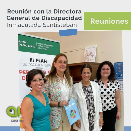 Reunión con la Directora General de Discapacidad
