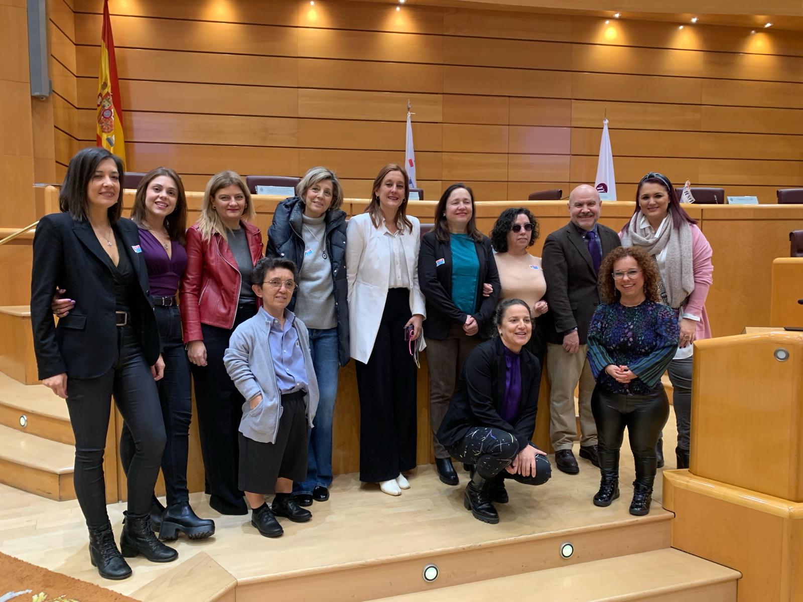 Asistimos al Senado para celebrar el Parlamento de las Mujeres con Discapacidad