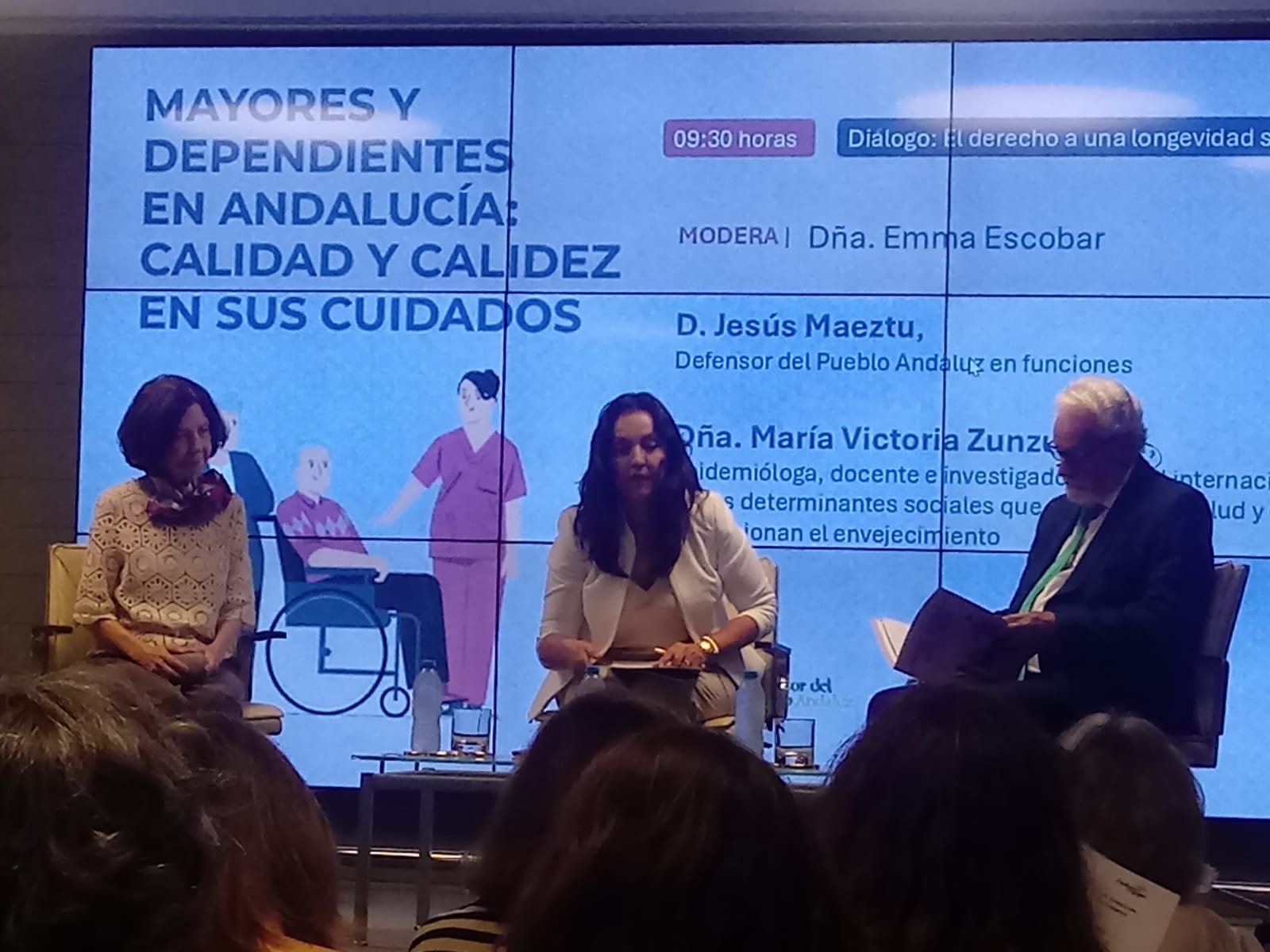 Andalucía Inclusiva COCEMFE acude a la jornada organizada por el Defensor del Pueblo Andaluz sobre el derecho a una longevidad saludable y los retos del sistema de atención a la dependencia