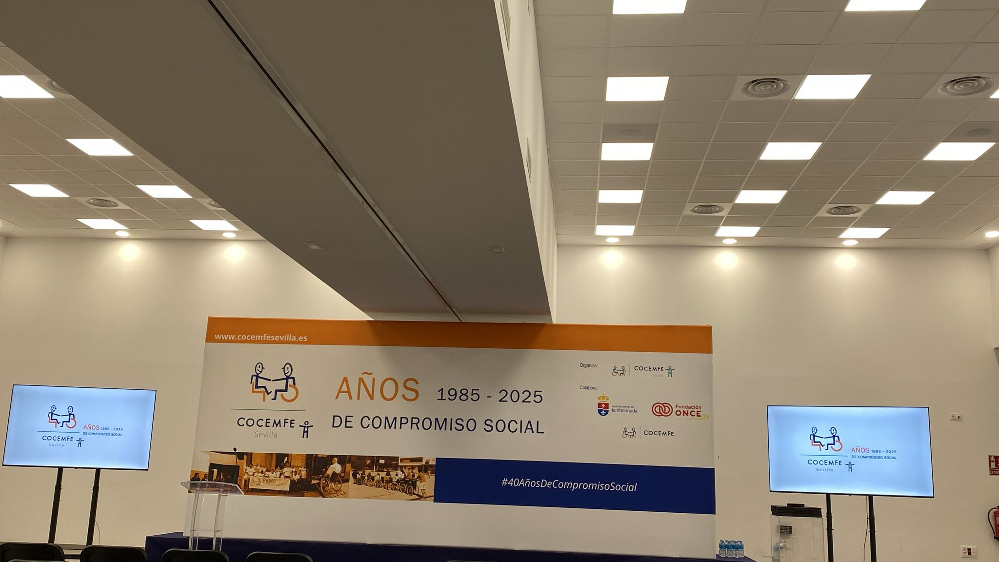 COCEMFE Sevilla celebra su 40º Aniversario con un acto que reunirá a autoridades, entidades sociales y representantes del movimiento asociativo de la discapacidad
