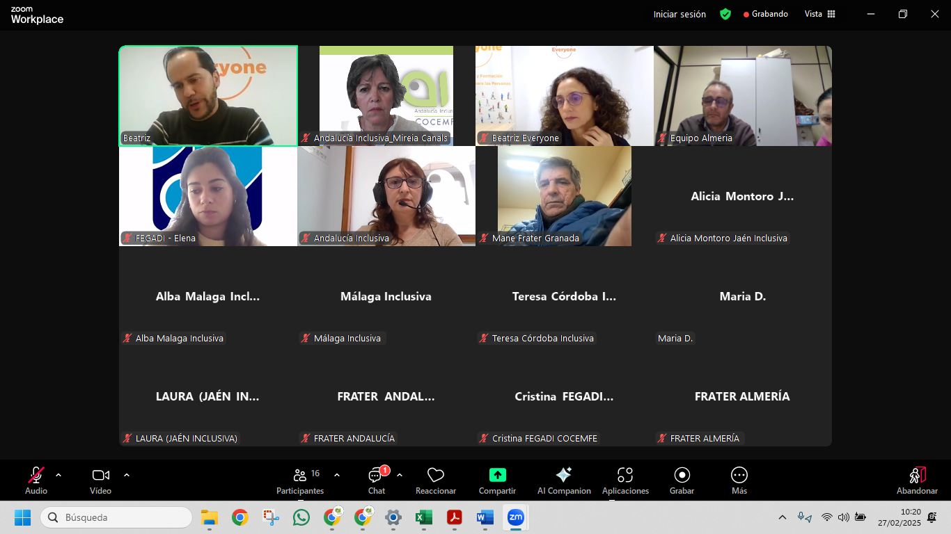 Andalucía Inclusiva COCEMFE impulsa la formación en accesibilidad en edificios residenciales.
